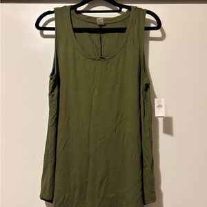 Old Navy Luxe Olive Green Tank Top